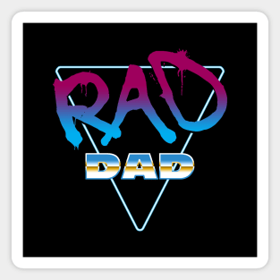 '80s Style Rad Dad Magnet